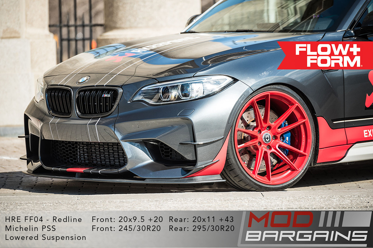 HRE FF04 Tarmac Wheels - 20x9.5 et20 (f) | 20x11 et43 (r) - 5x120